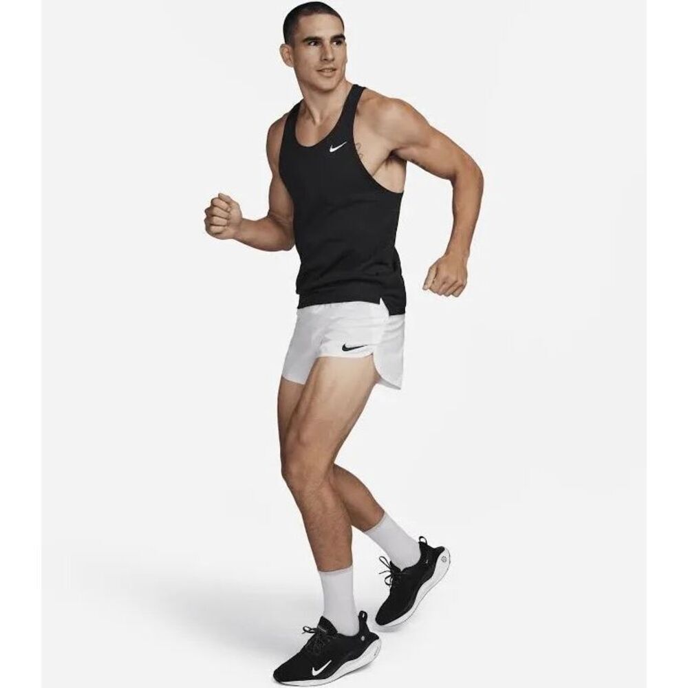 Nike AeroSwift Dri-FIT ADV 4" Brief-Lined Running Shorts White Large - Picture 4 of 9